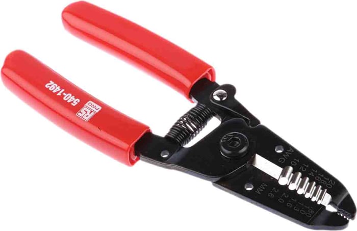 RS PRO Tel Sıyırıcı, Tek Damarlı Kablo ile kullanım için, 0,8 → 2,6mm, 155mm Uzunluğunda