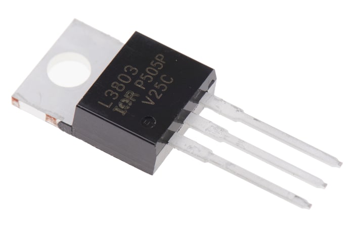 Infineon LogicFET N-Channel MOSFET, 140 A, 30 V, 3-Pin TO-220AB IRL3803PBF