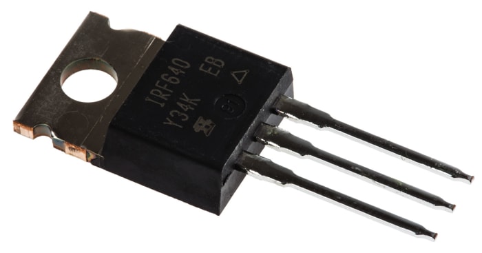 Vishay N-Channel MOSFET, 18 A, 200 V, 3-Pin TO-220AB IRF640PBF