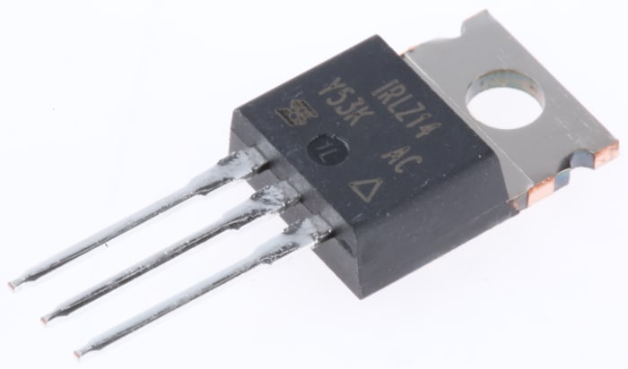 Vishay N-Channel MOSFET, 10 A, 60 V, 3-Pin TO-220AB IRLZ14PBF