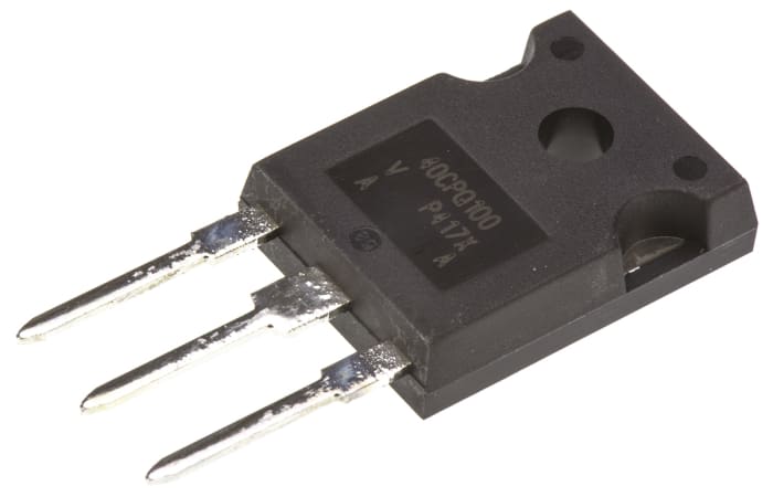 Dioda VS-40CPQ100-N3 Schottkyho usměrňovač 40A 100V Schottky, TO-247AC, počet kolíků: 3 910mV