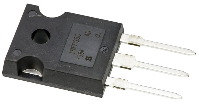 Vishay N-Channel MOSFET, 6.1 A, 1000 V, 3-Pin TO-247AC IRFPG50PBF