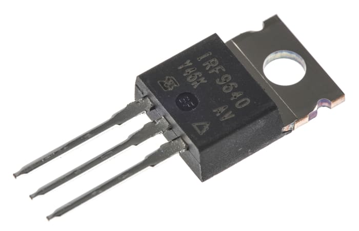 Vishay P-Channel MOSFET, 11 A, 200 V, 3-Pin TO-220AB IRF9640PBF