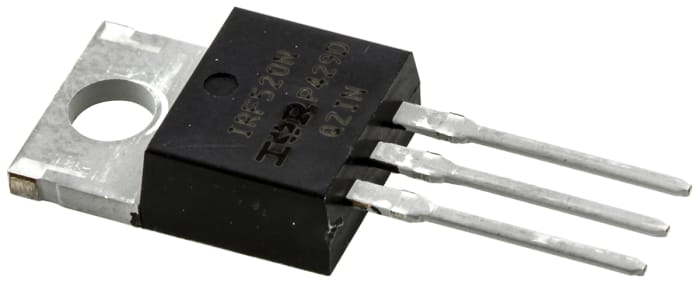 MOSFET Infineon IRF520NPBF, VDSS 100 V, ID 9.7 A, TO-220AB de 3 pines, , config. Simple