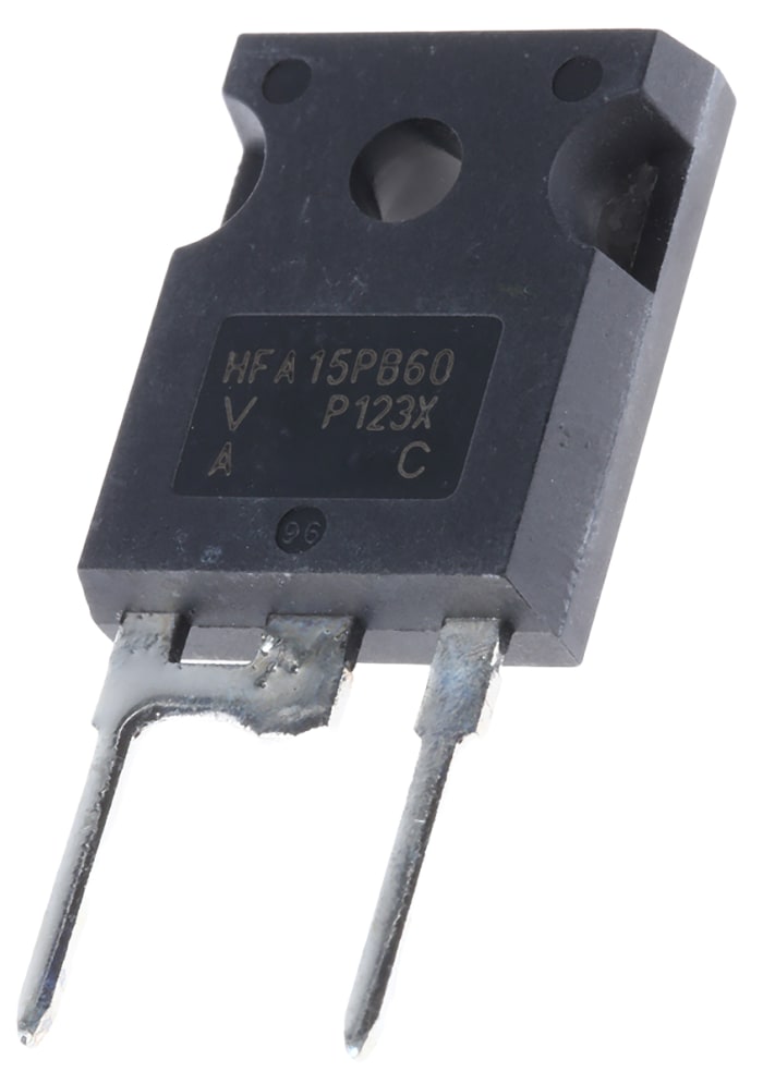 Vishay 600V 15A, Rectifier Diode, 2-Pin TO-247AC VS-HFA15PB60-N3