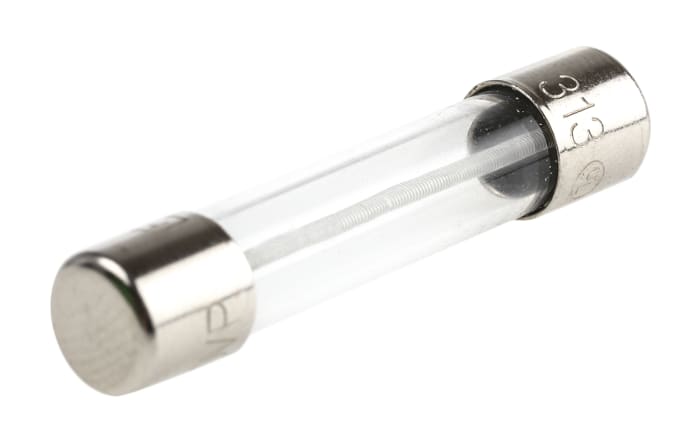 Littelfuse 500mA T Glass Cartridge Fuse, 6.3 x 32mm
