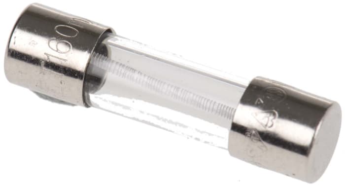 Fusible de cartucho de cristal Littelfuse, serie 218, 250V ac, 160mA, 5 x 20mm, acción retardada