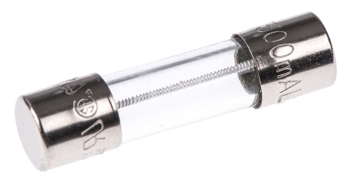 Fusible de cartucho de cristal Littelfuse, serie 218, 250V ac, 500mA, 5 x 20mm, acción retardada