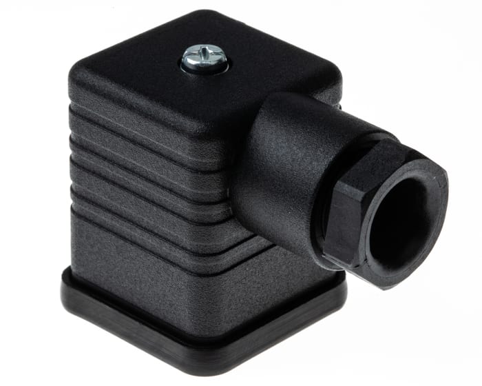 Hirschmann GDM 3P+E DIN 43650 A, Female Solenoid Valve Connector, 250 V Voltage