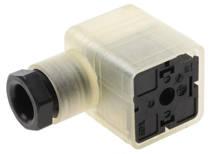 934424002 GDML 2016 LED 120 VR YE black Hirschmann Conector de