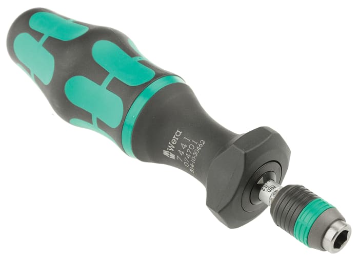 074701 Wera Wera 1/4 in Hex Adjustable Torque Screwdriver, 1.2 → 3Nm