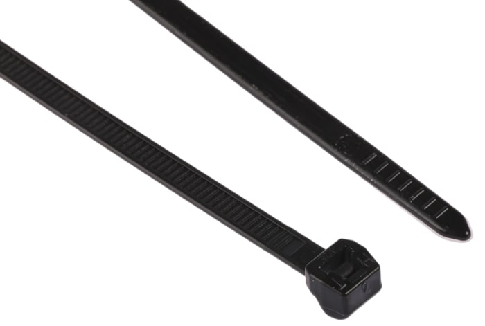 Serre-câble HellermannTyton T50MOS 245mm x 4,6 mm Noir en Polyamide 6.6 (PA66), x 100