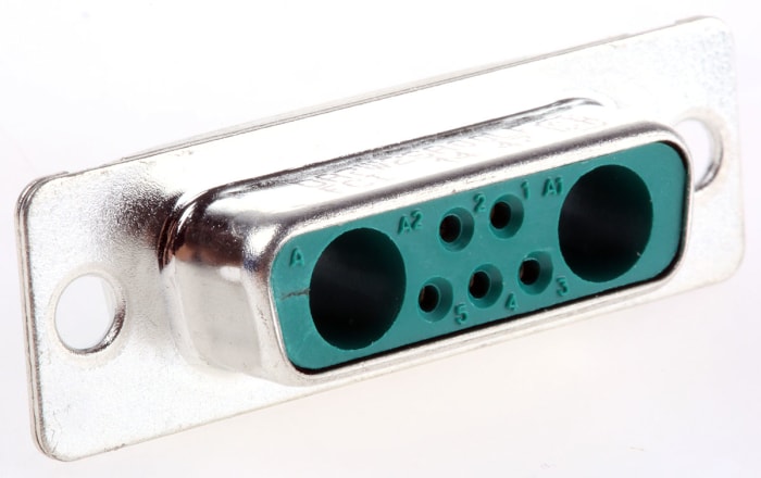 Amphenol Communications Solutions DW 7 Way Panel Mount D-sub Connector Socket