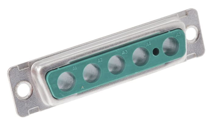 Amphenol ICC DW 5 (Power) Way Hybrid PCB D-Sub Connector