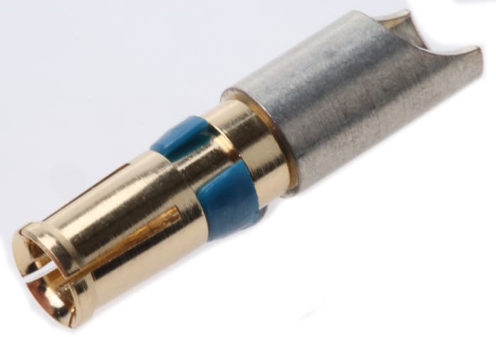 Contact alimentation Connecteur D-sub à souder, Femelle, série DW, placage Or sur nickel, Contact de puissance, 8 AWG