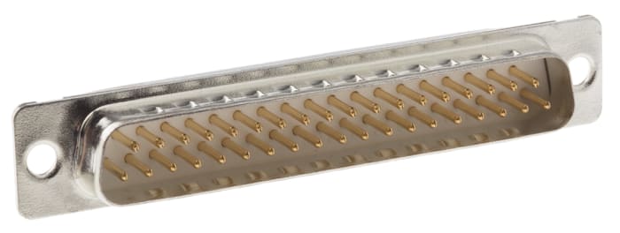Amphenol Communications Solutions 37 Way Panel Mount D-sub Connector Plug, 2.76mm Pitch