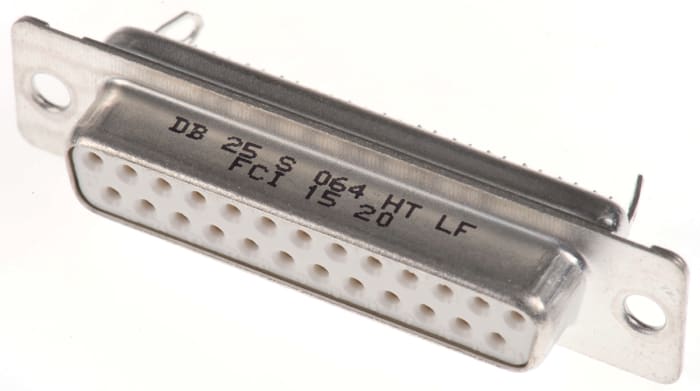 Amphenol Communications Solutions 25 Way Panel Mount D-sub Connector Socket, 2.76mm Pitch