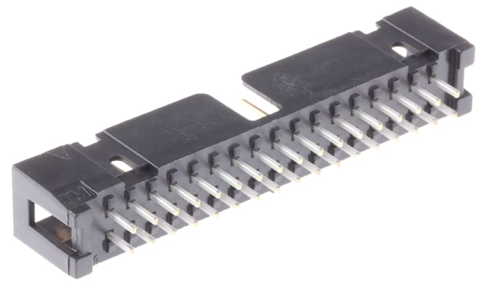 3M 2500 Series Straight Through Hole PCB Header, 34 Contact(s), 2.54mm Pitch, 2 Row(s), Shrouded