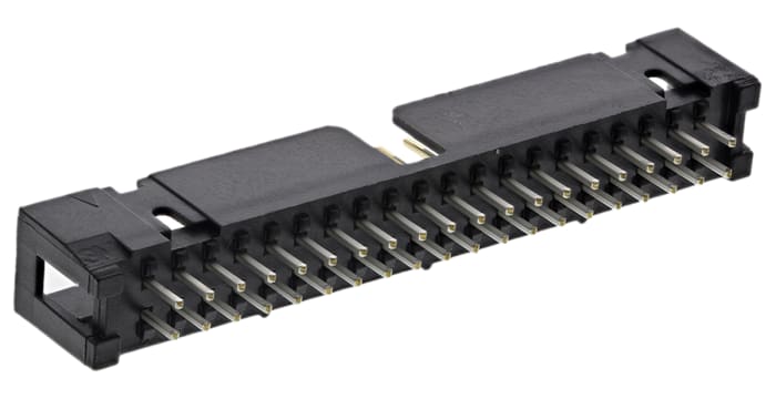3M 2500 Series Straight Through Hole PCB Header, 40 Contact(s), 2.54mm Pitch, 2 Row(s), Shrouded