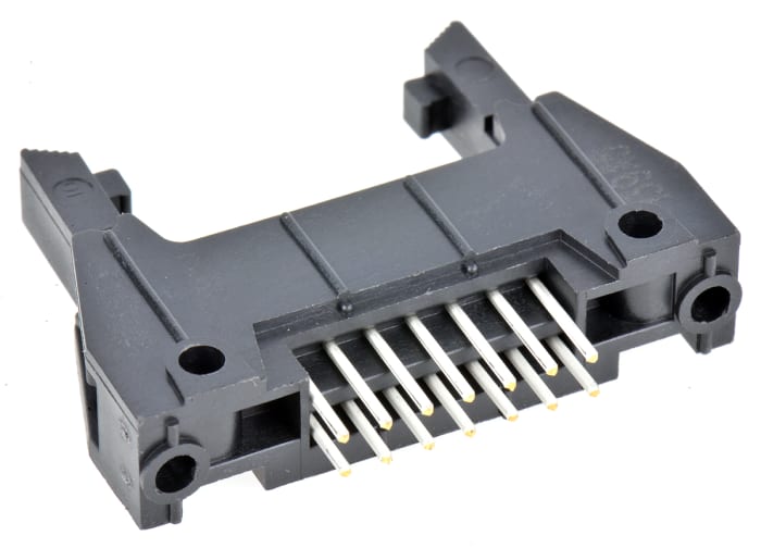 3M 3000 Series Straight Through Hole PCB Header, 14 Contact(s), 2.54mm Pitch, 2 Row(s), Shrouded