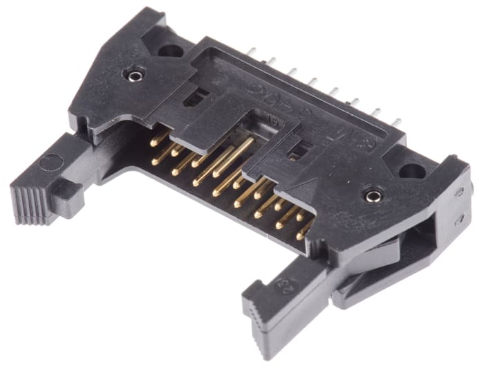 3M 3000 Series Straight Through Hole PCB Header, 16 Contact(s), 2.54mm Pitch, 2 Row(s), Shrouded