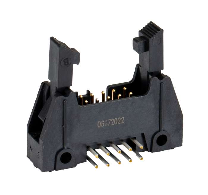 3M 3000 Series Right Angle Through Hole PCB Header, 10 Contact(s), 2.54mm Pitch, 2 Row(s), Shrouded