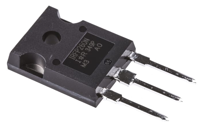 MOSFET Infineon IRFP260NPBF, VDSS 200 V, ID 50 A, TO-247AC de 3 pines, , config. Simple