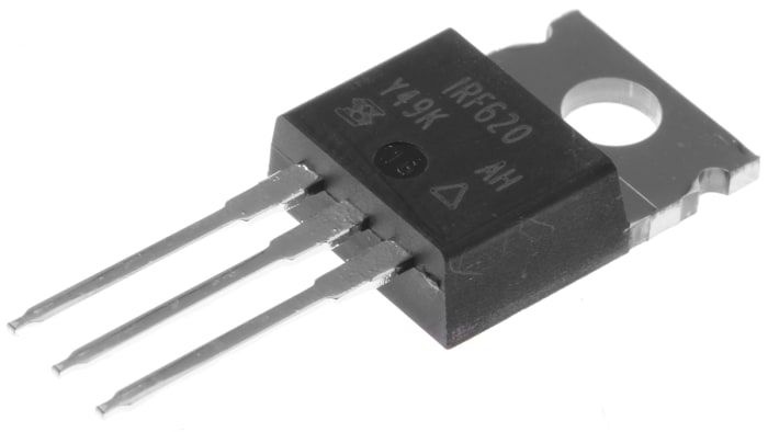 Vishay N-Channel MOSFET, 5.2 A, 200 V, 3-Pin TO-220AB IRF620PBF