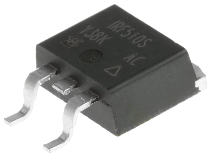 Vishay N-Channel MOSFET, 5.6 A, 100 V, 3-Pin D2PAK IRF510SPBF