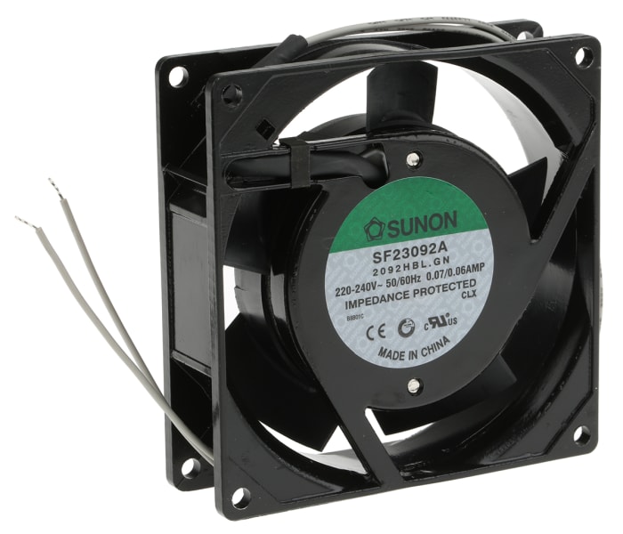 SF23092A/2092HBL.GN Sunon | Sunon SF Series Axial Fan, 230 V