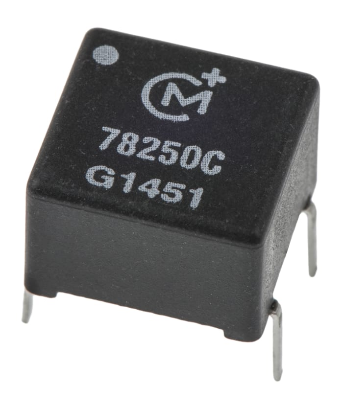 Murata Power Solutions Through Hole Pulse Transformer 1:1 Turns Ratio, 2mH Prim. Inductance, 1Ω Prim. Resistance