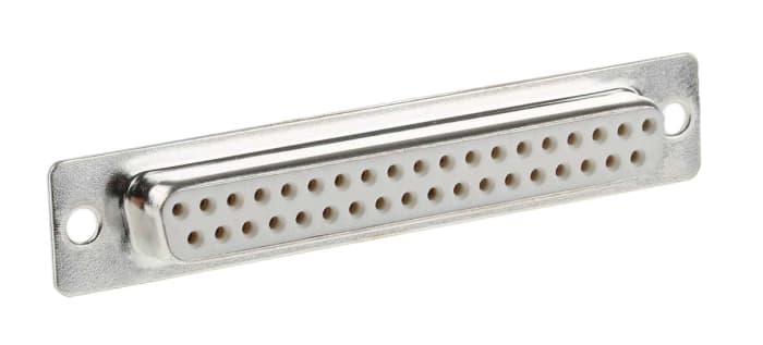 RS PRO 37 Way Panel Mount D-sub Connector Socket, 2.77mm Pitch, with 3.05 mm Through Hole