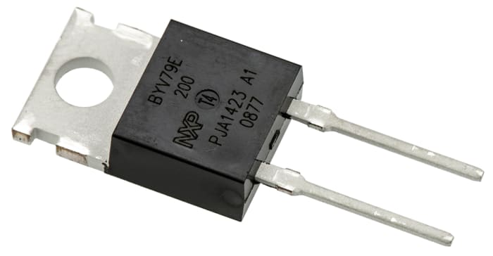 WeEn Semiconductors Co., Ltd 200V 14A, Ultrafast Rectifiers Diode, 2-Pin TO-220AC BYV79E-200,127