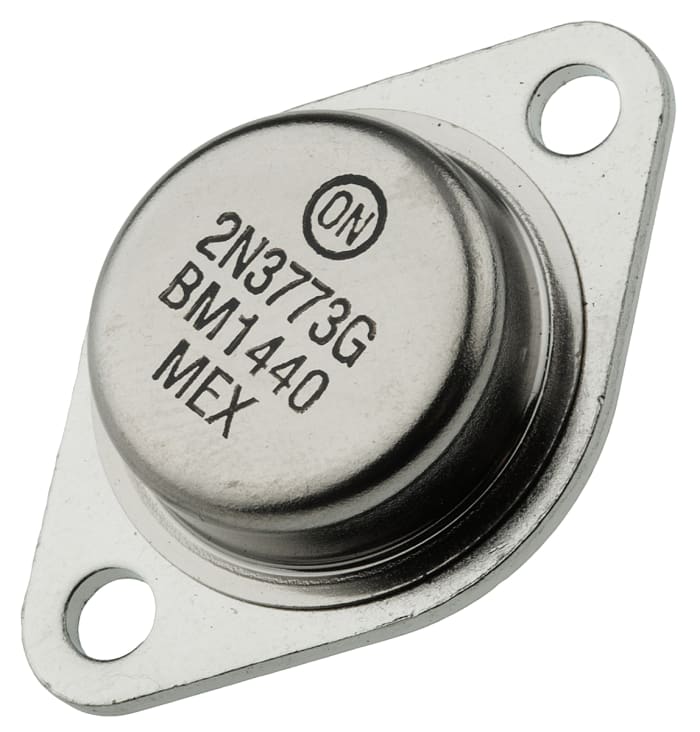 onsemi 2N3773G NPN Transistor, 16 A, 140 V, 3-Pin TO-204