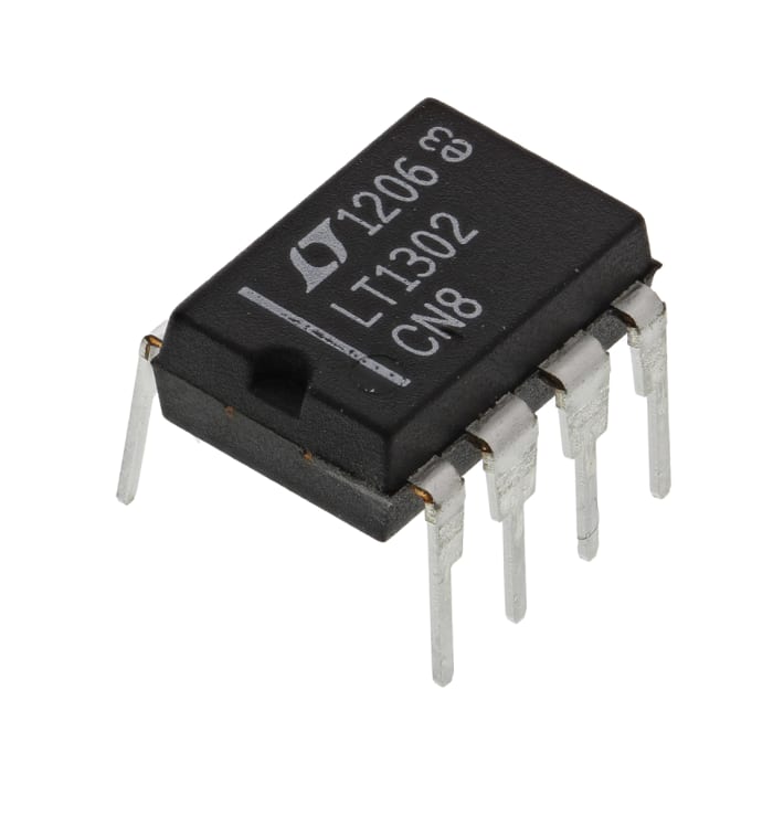 Linear Technology LT1302CN8#PBF, Boost Converter, Step Up 1A Adjustable, 265 kHz 8-Pin, PDIP
