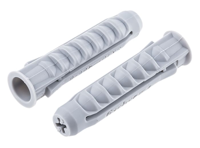 Fischer Fixings White Nylon Wall Plug, 50mm Length, 10mm Fixing Hole Diameter