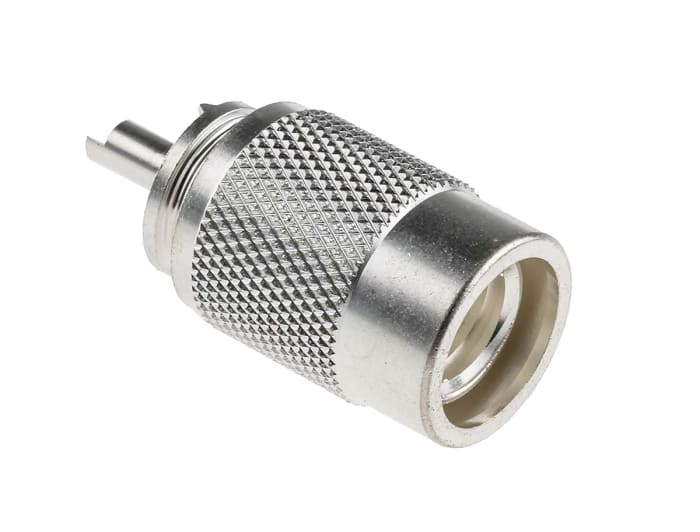 RS PRO, Plug Cable Mount UHF Connector, 50Ω, Solder Termination, Straight Body