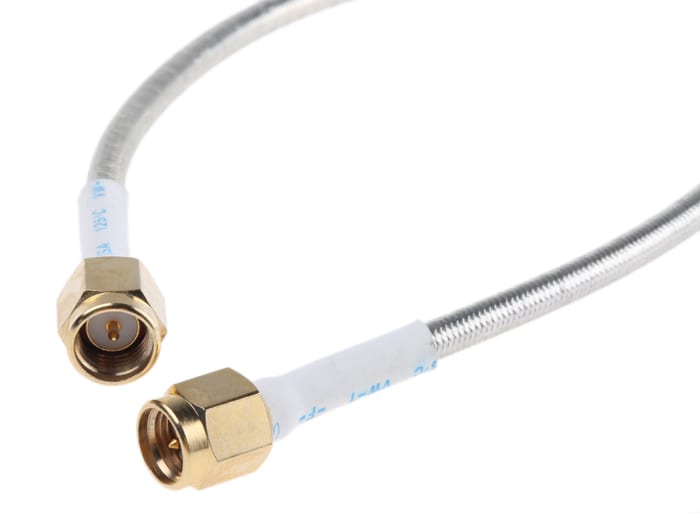 RS PRO Coaxial Cable Assembly, 250mm, RG402 Coaxial