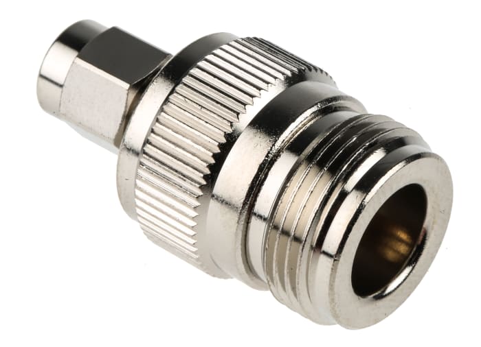 RS PRO Straight 50Ω RF Adapter SMA Plug to N Socket 11GHz