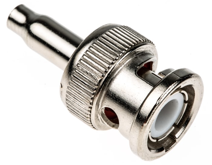 RS PRO, Plug Cable Mount BNC Connector, 50Ω, Crimp Termination, Straight Body