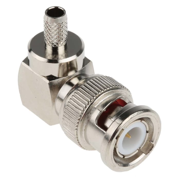 RS PRO BNC Konnektörü Fiş, 50Ω, RG58, Kablo Ucuna Monte, Normal Polariteli, Nikel Kaplı, Crimp Kontak Terminasyonlu
