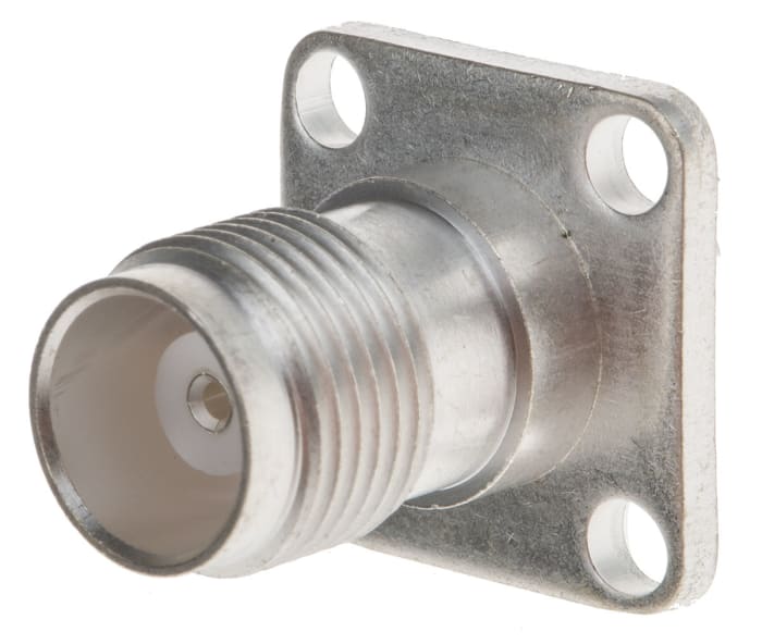 RS PRO, Jack Bulkhead Mount TNC Connector, 50Ω, Solder Termination, Straight Body