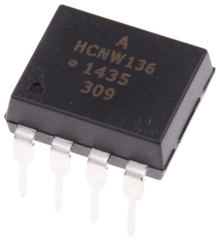Broadcom, HCNW136-000E DC Input Transistor Output Optocoupler, Through Hole, 8-Pin PDIP-W