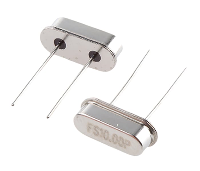 Quartz HC-49-SLF Fox Electronics 10MHz Traversant 2 broches, 20pF