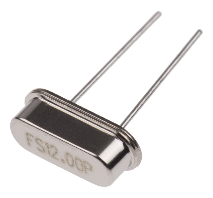 Quartz HC-49-SLF Fox Electronics 12MHz Traversant 2 broches, 20pF