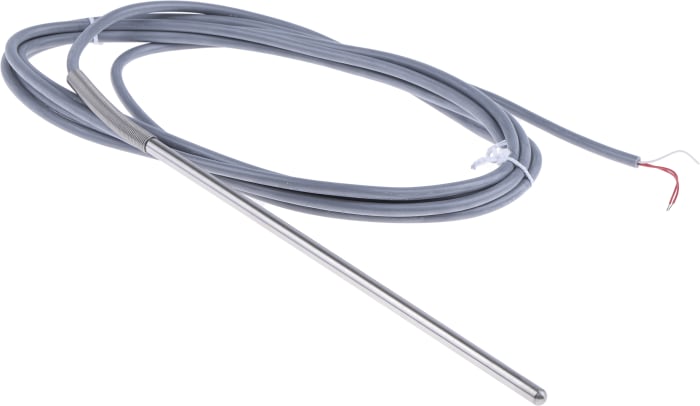 Capteur RTD PT100 Correge, Ø 6mm, L.200mm + 3m, +200°C max, Câble
