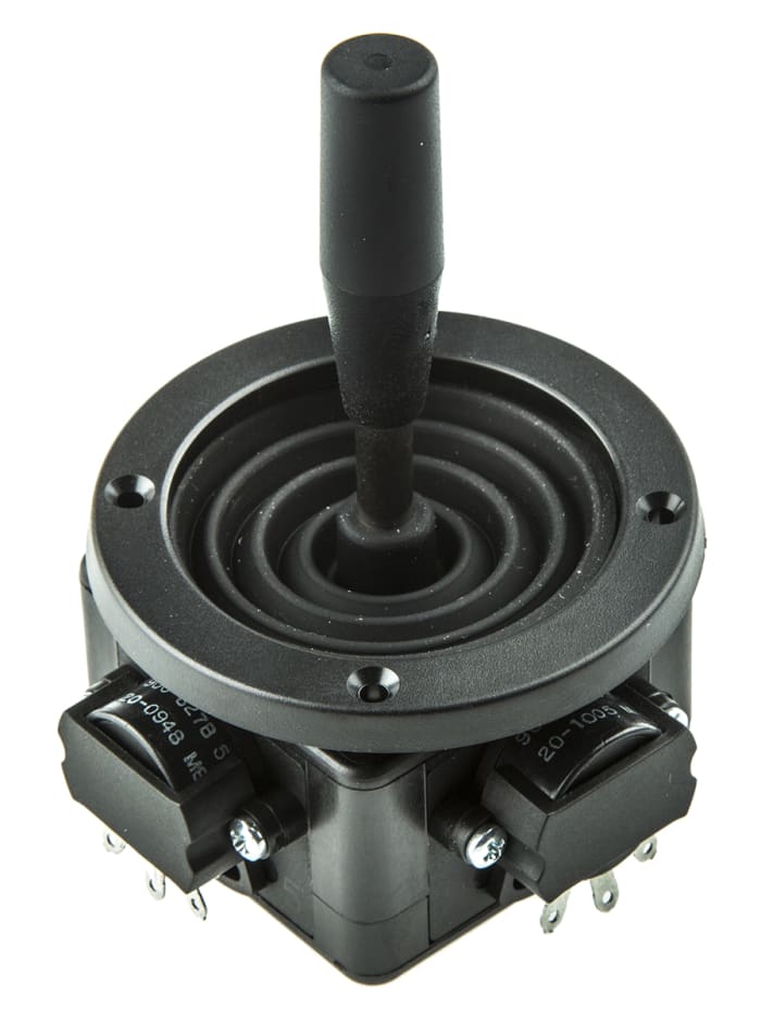 CH Products 2-Axis Potentiometer Joystick Conical, Momentary