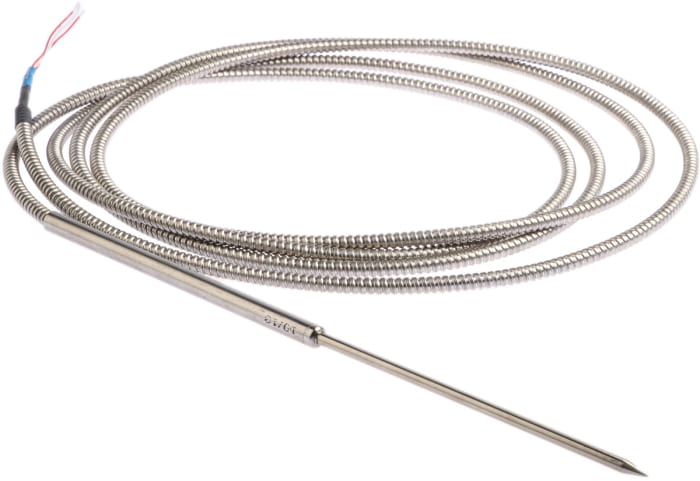 Jumo PT100 RTD Sensor, 5mm Dia, 150mm Long, 3 Wire, Probe, Class B +260°C Max