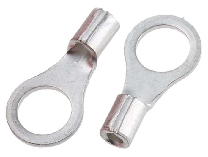 JST Uninsulated Ring Terminal, 5mm Stud Size, 0.25mm² to 1.65mm² Wire Size