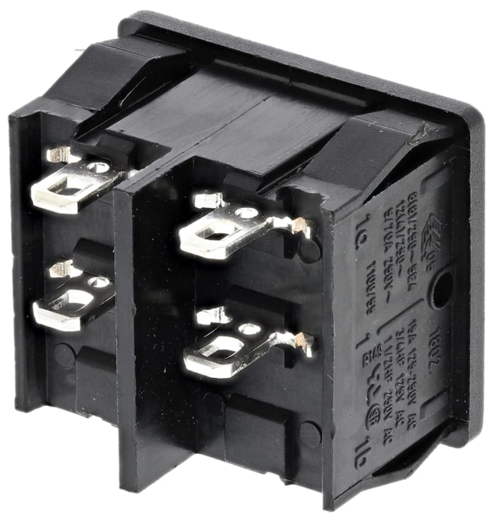 1802.6123 Marquardt | Marquardt DPST, On-Off Off-On Rocker Switch Panel ...